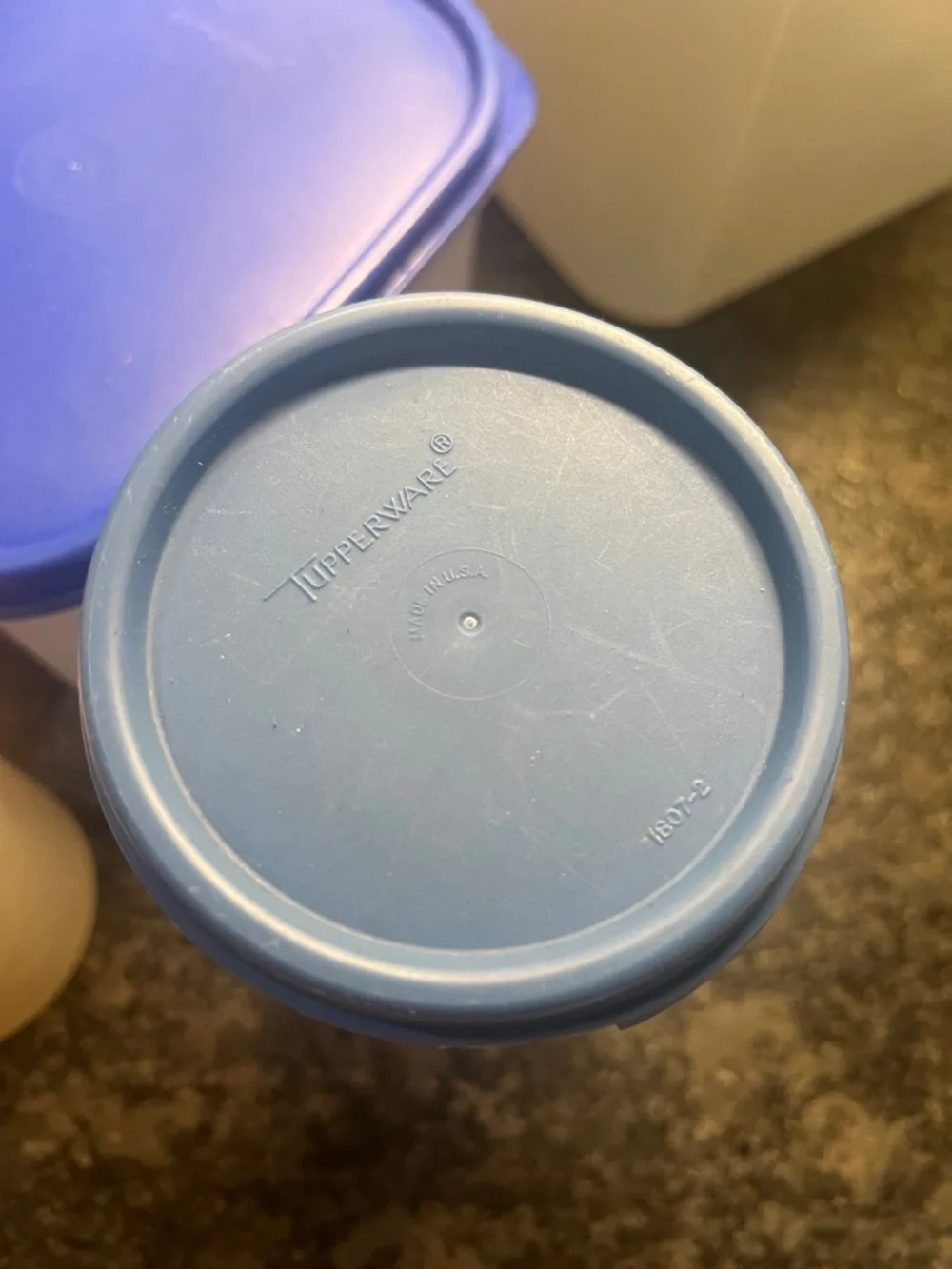 Set of 6 Tupperware Modular Mates Storage Containers. Mixed sizes and colors